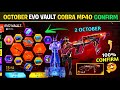 Next Evo Vault Event October Month 2025 100 CONFIRM Cobra Mp40 Return New Evo Gun In Free Fire