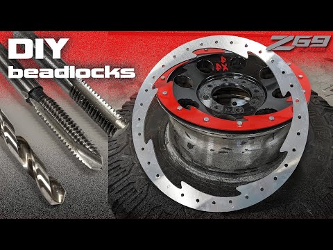 DIY beadlock wheels with NO WELDING. Drill & tap with studs or bolts.