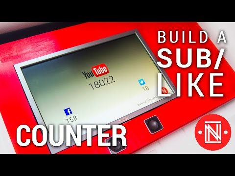 Make a Facebook/Social Media Follower Tracker || DIY