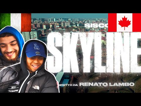 CANADIANS REACT TO ITALIAN RAP - Sisco - Skyline (prod. DiglieloMosi)