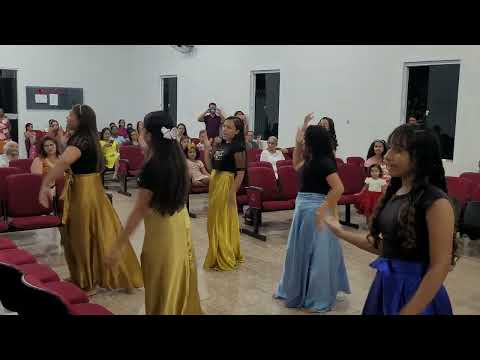 grupo de coreografia apresenta,  maravilhoso  em nazare Tocantins