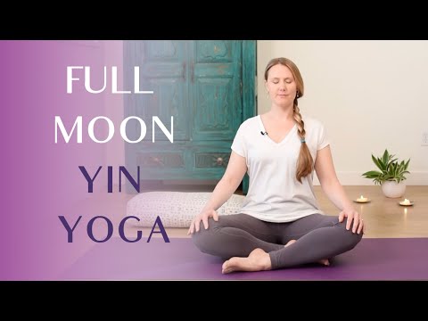 Full Moon Yin Yoga | 30 min Libra Full Moon Yoga 🌕♎