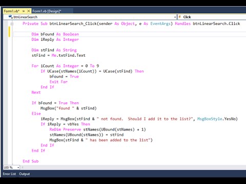 Array Variables Introduction