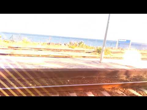 IL REGIONALE VELOCE 3859 MESSINA CATANIA in transito a scaletta zanclea