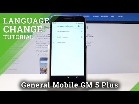 How to Change Language in in General Mobile GM Plus D – Region Settings