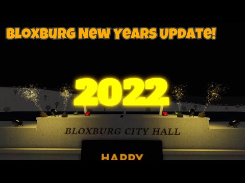 Bloxburg New Years Update 2021! (0.10.3)