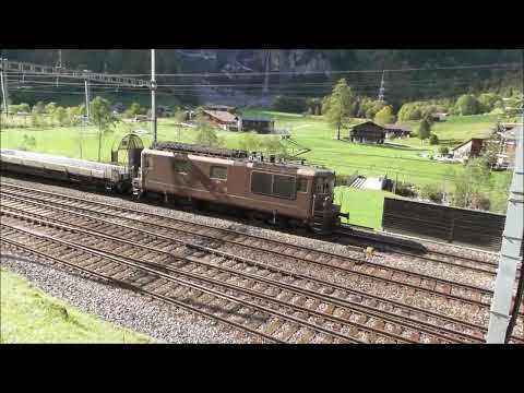 Kandersteg 5.10.2024 : BLS Autoverlad Lötschberg - Verladestation Kandersteg