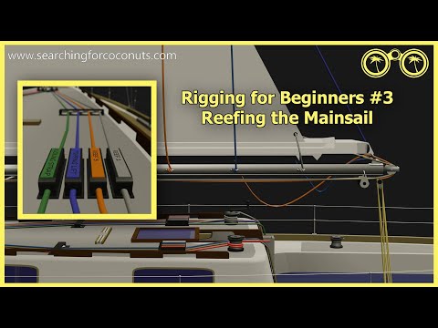 sailboat rigging for beginners #3 reefing the mainsail