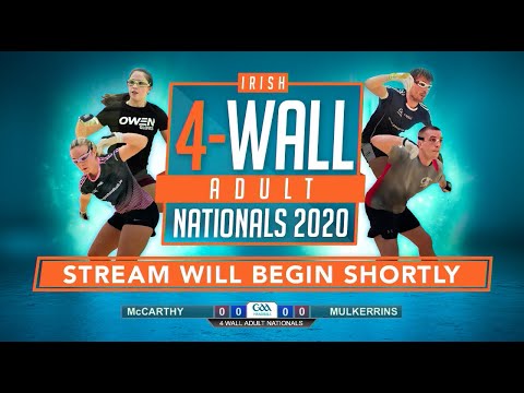 2020: Irish 4-Wall Nationals - McCarthy v Mulkerrins (Men's Final)