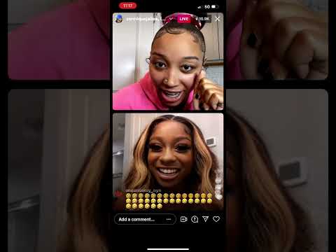 Zonnique & Reginae Carter IG Live Taking Shots *LIT* 🥵
