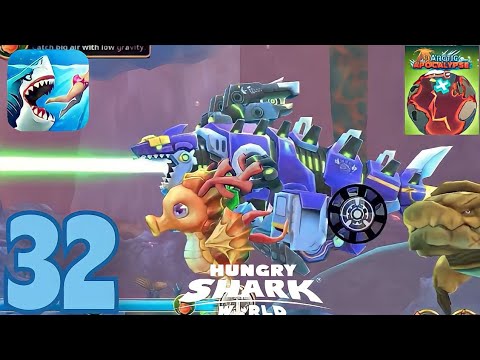 The survival of Mecha SharkJira in Arctic Apocalypse! - Hungry Shark World