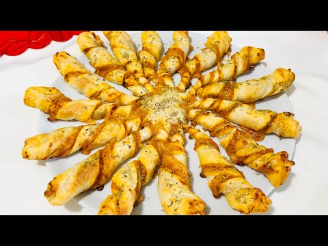 ✨Antipasto Sfizioso di Sfoglia Pomodoro e Mozzarella🤩 - Facile e Veloce 