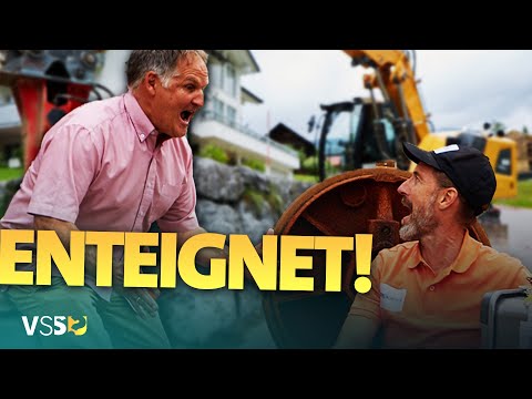 Baustelle vor dem eigenen Haus: Unfall mit Bus verursacht Zwangsenteignung | Verstehen Sie Spaß?