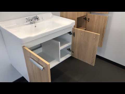 Обзор мебели для ванной комнаты Комфорти Рига 70