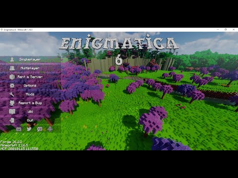 Novo Modpack  Enigmatica 6 MINECRAFT #minecraft