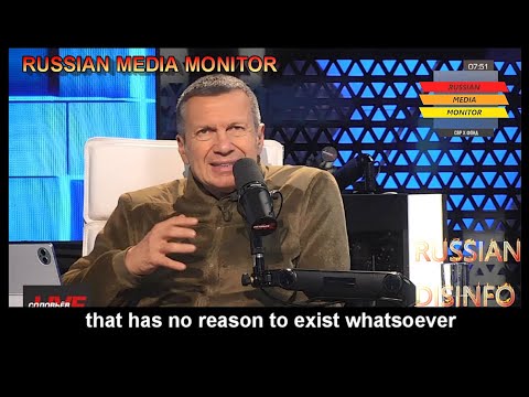 Vladimir Solovyov says Ukraine is not a real country