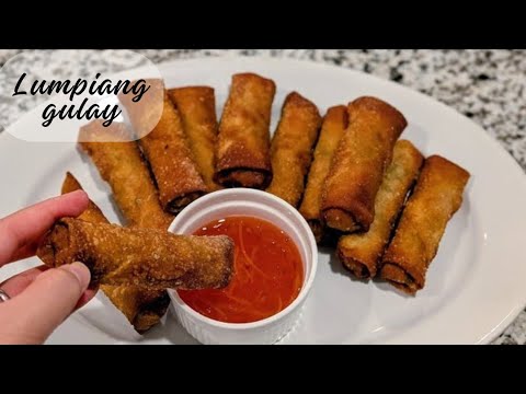 Vegetable Spring Rolls Recipe | Crispy Lumpiang Gulay