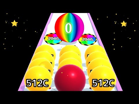 🧶Ball Run 2048 Infinity mod ( world record ) vs bullet fusion Gameplay part #15