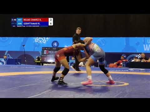 WW 57KG 1/4 Round | Bertha Chavez (Mex) Vs Roza Szenttamasi (Hun) | U23 World Championship 2025
