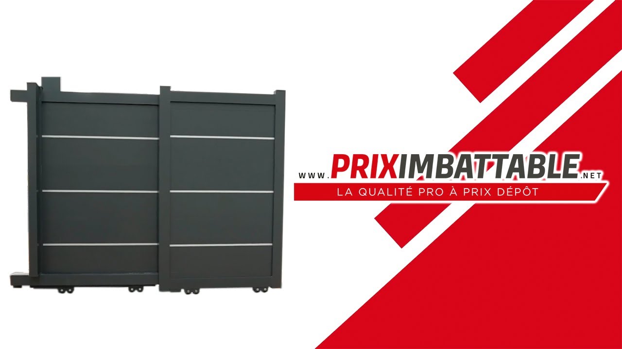 Option ouverture télescopique pour portail coulissant PRIXIMBATTABLE