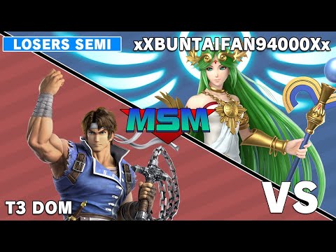 Offline MSM 242 - CG UCI | T3 Dom (Richter) VS xXBuntaiFan94000Xx (Palutena/Wolf) Losers Semis