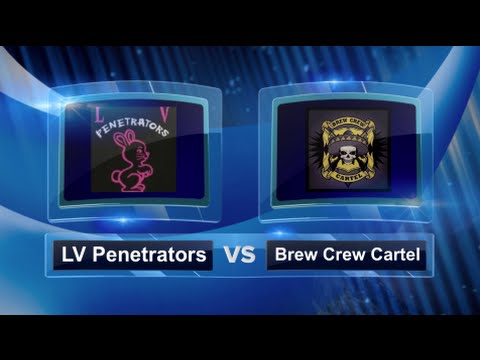 LV Penetrators vs Brew Crew Cartel - Quarter Finals - Sin City Kickball Classic #SCKC2015