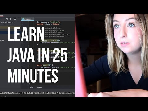 Learn Java in 25 minutes | Java Tutorial for Beginners
