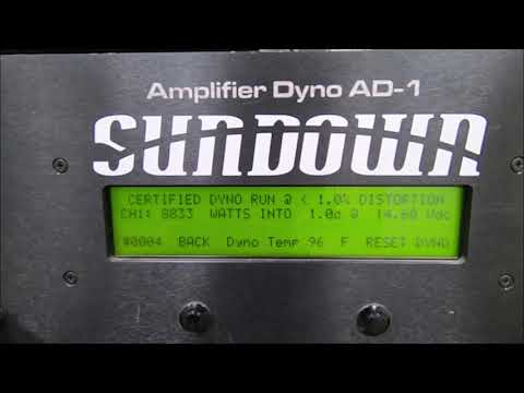 Sundown Audio Salt-6 Amplifier Dyno Test