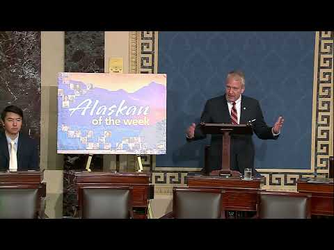 Sen%2E%20Dan%20Sullivan%20%28R%2DAlaska%29%20honors%20Mike%20Livingston%20and%20Gertrude%20Svarny%20as%20%22Alaskan%20of%20the%20Week%22
