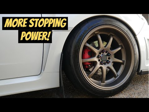08-14 Subaru WRX Brake Pads and Rotors Install