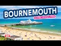 BOURNEMOUTH | Tour of Bournemouth beach and seafront | 4K HDR