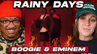 EM CAUGHT A BODY! | Westside Boogie &amp; Eminem - Rainy Days | Reaction