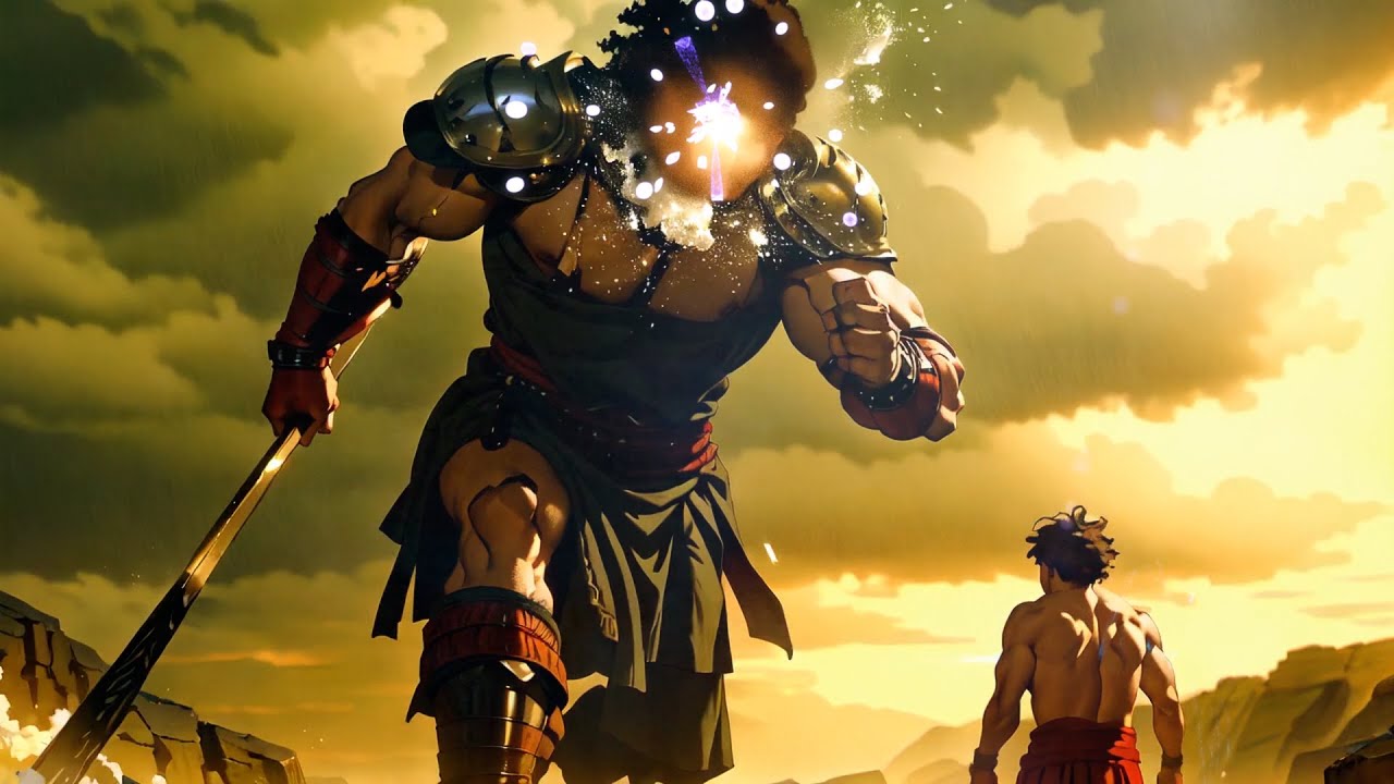 DAVID VS GOLIATH  | ANIME  | How To Conquer Challenges and Achieve Success | Inspirational Story"
