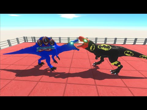BatSpiderVenom T-REX DEATH CLIMB - Animal Revolt Battle Simulator