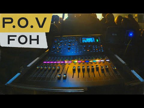 POV mixing FOH at a metal show