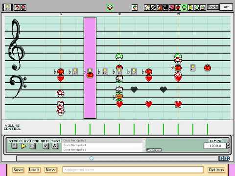 Giant Mario Paint - Disco Necropolis (Skeleton Boomerang / +TEK)