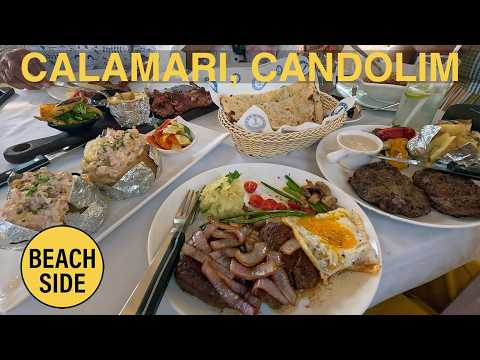 Calamari beachside restaurant, Candolim, North Goa, Feb 2026