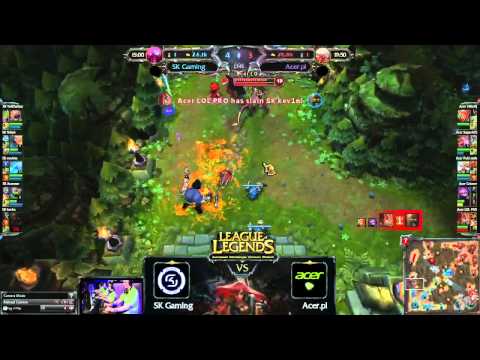 Runda 3 Grupa A : SK vs Acer - LoL ECC: Poland, Warszawa 28-29.07.2012