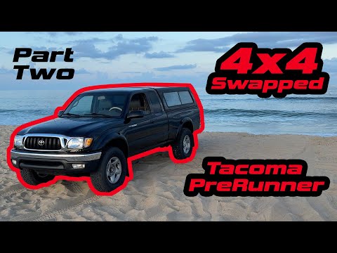 Converting My Toyota Tacoma PreRunner to 4x4 | Part Two