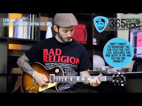 Lick 236/365 - Classic Little Blues Rhythm Lick in E | 365 Guitar Licks Project