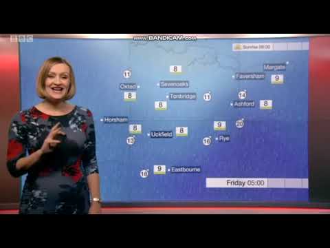 Jennifer Bartram - South East Today weather - (19th December 2018) - 60 fps