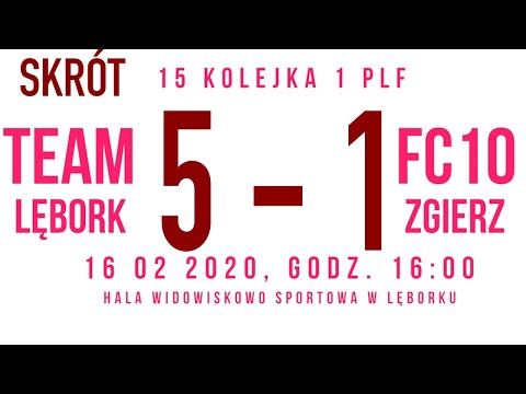Skrót spotkania 1 PLF Team Lębork - FC10 Zgierz 5:1