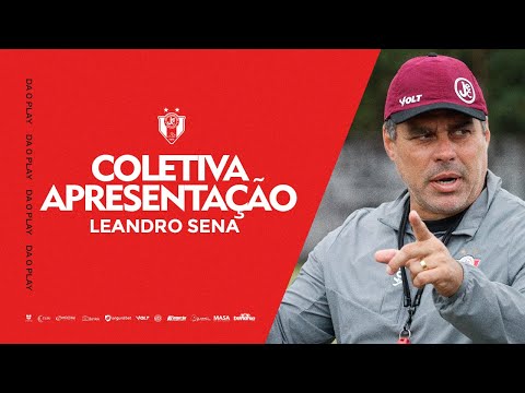 Coletiva de apresentação - Técnico Leandro Sena