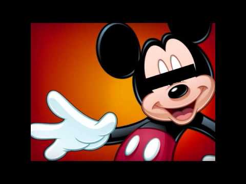 ミッキー 目隠し イラスト