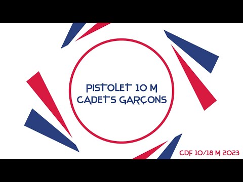 Finale Pistolet 10 m Cadets garçons - CdF 10/18m 2023