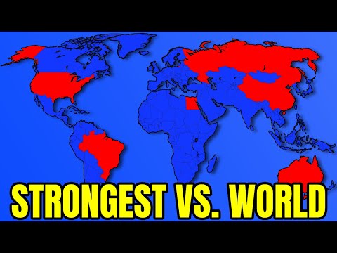 What If The Strongest Countries From Every Continent Went To War With The World?