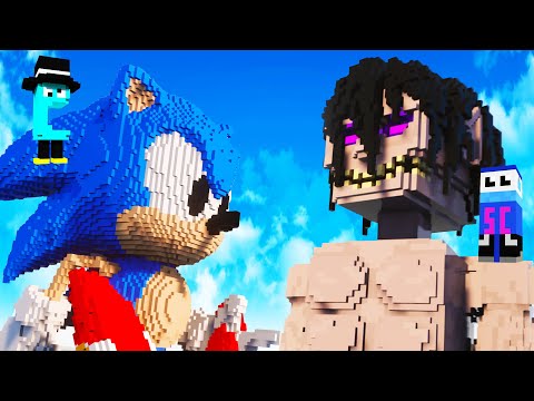 We Smashed Sonic and the Attack Titan Together and Broke Everything in Teardown Multiplayer!