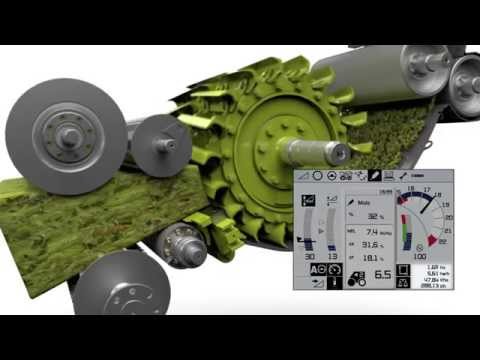 NIR Sensor Animation beim CLAAS JAGUAR 980