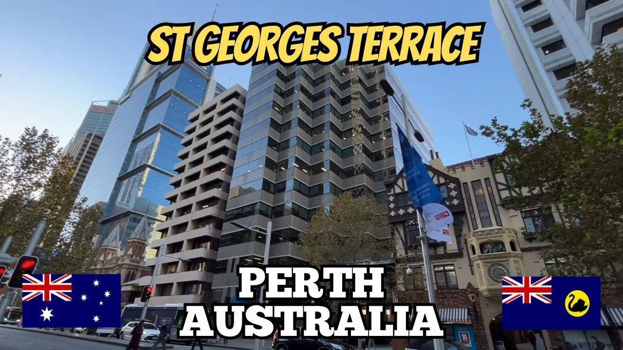 Embark on a walking tour along St Georges Terrace Trail.