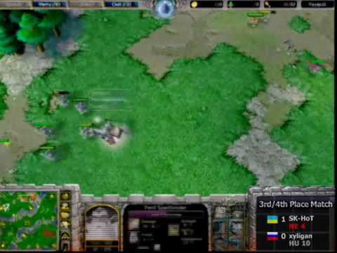 2006 Grand Final cyberspace 2  Warcraft III match: HoT(UKR) vs xyligan(RUS) 2set_high